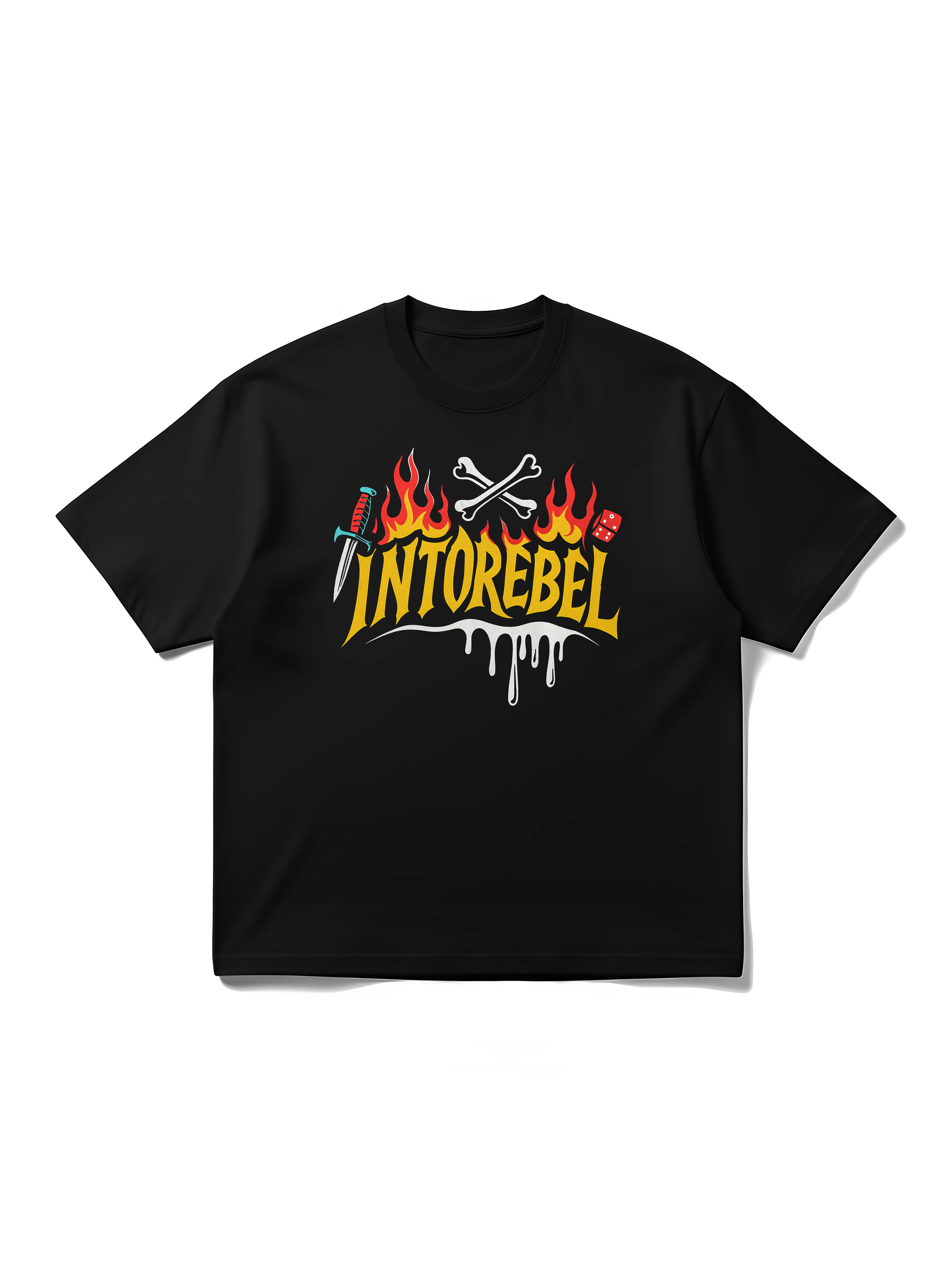 Brain Freeze (Black) - Regular T-Shirt