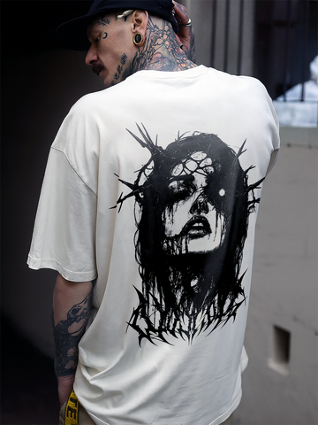 Grave Born (White) - Regular T-Shirt