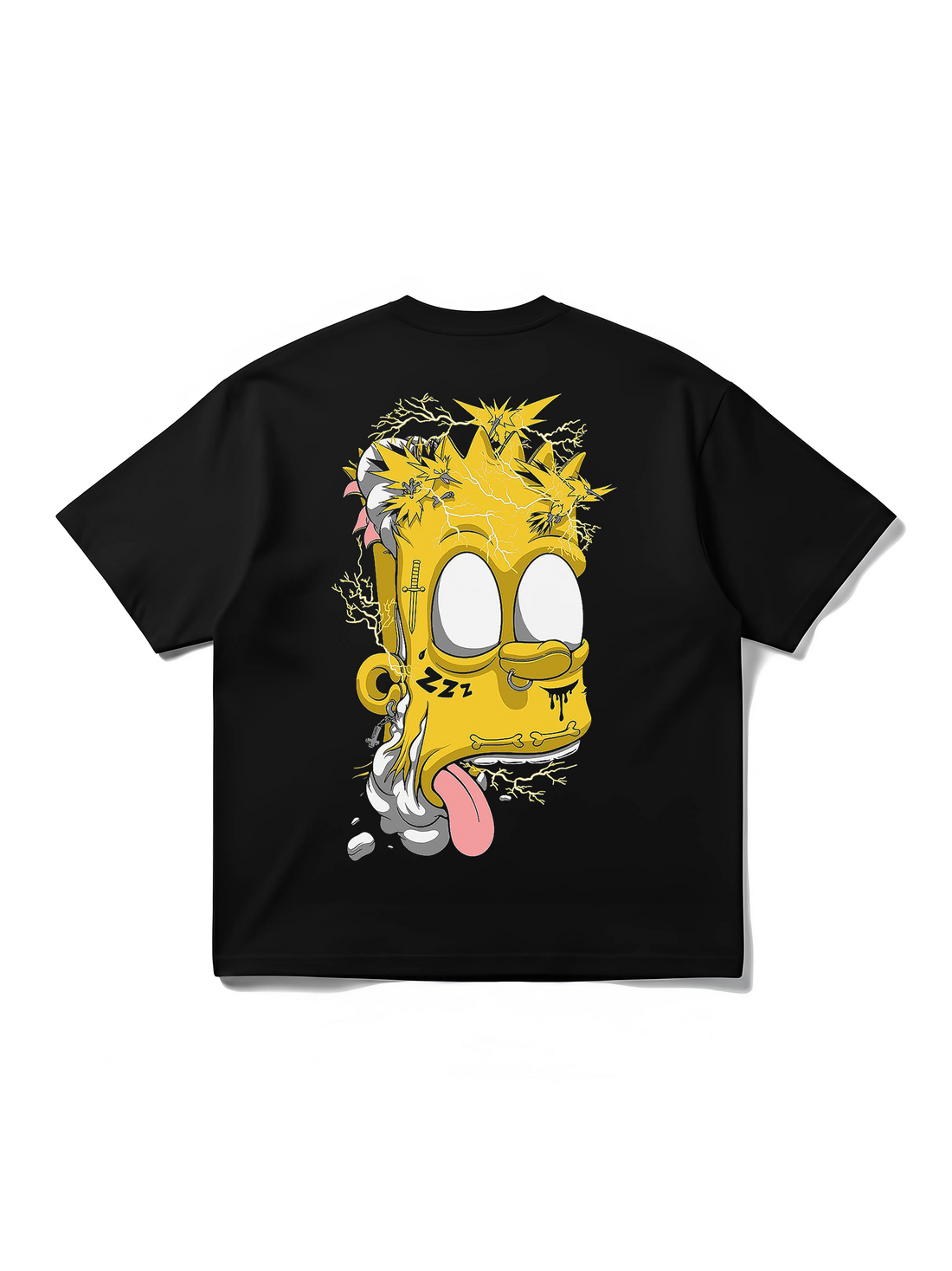 Brain Freeze (Black) - Regular T-Shirt