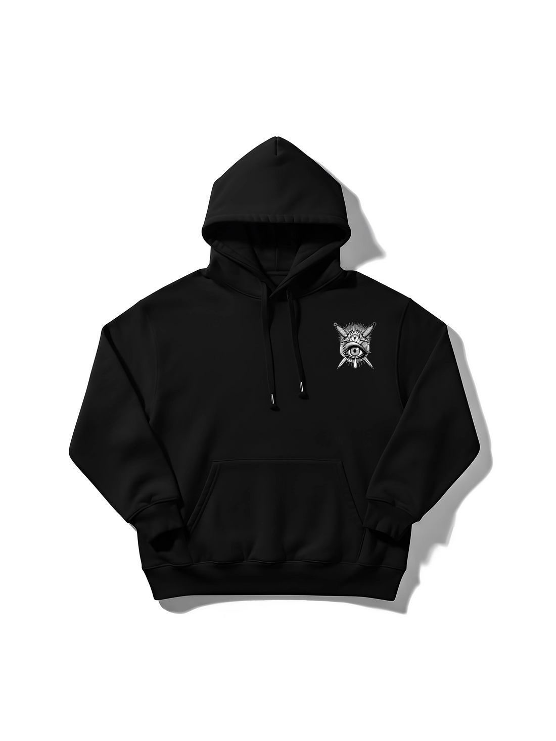Think Twice (Black) - Oversize Hoodie