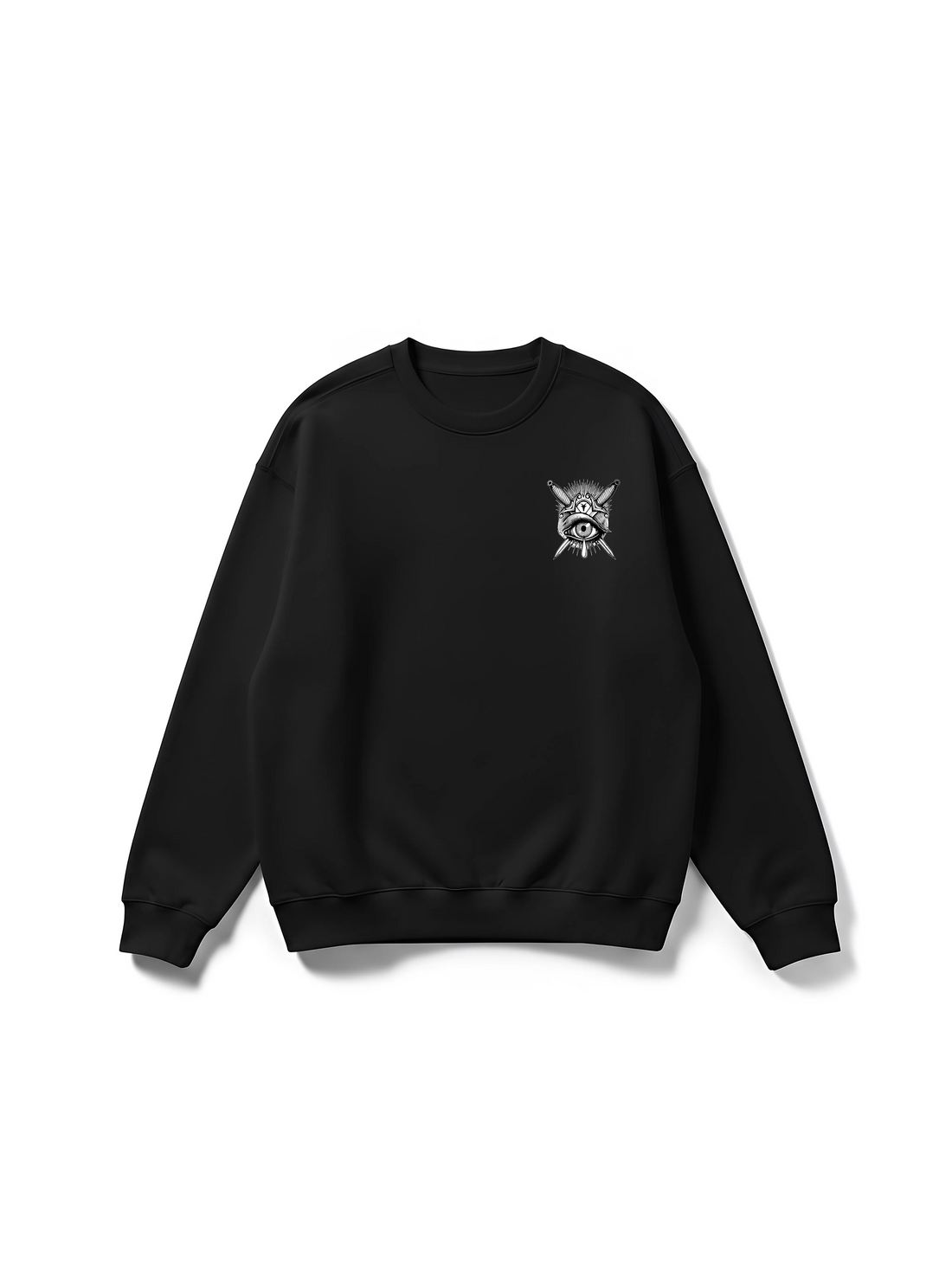 Think Twice (Black) - Oversize Sweater